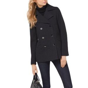 michael kors wool peacoat, large deal 